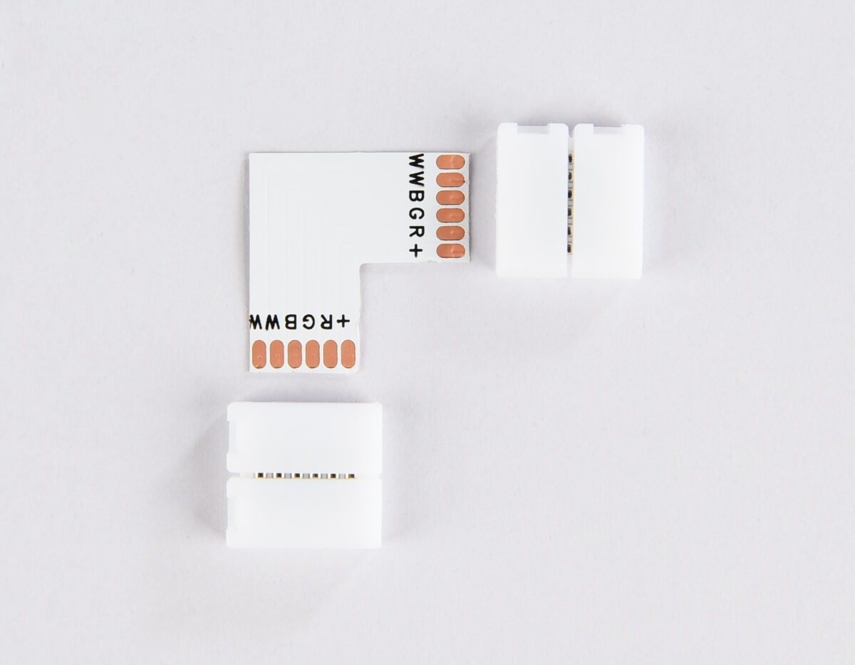 GS6801 Соединитель угловой L 5050 12/24V (6 конт.) (10шт) — изображение 2