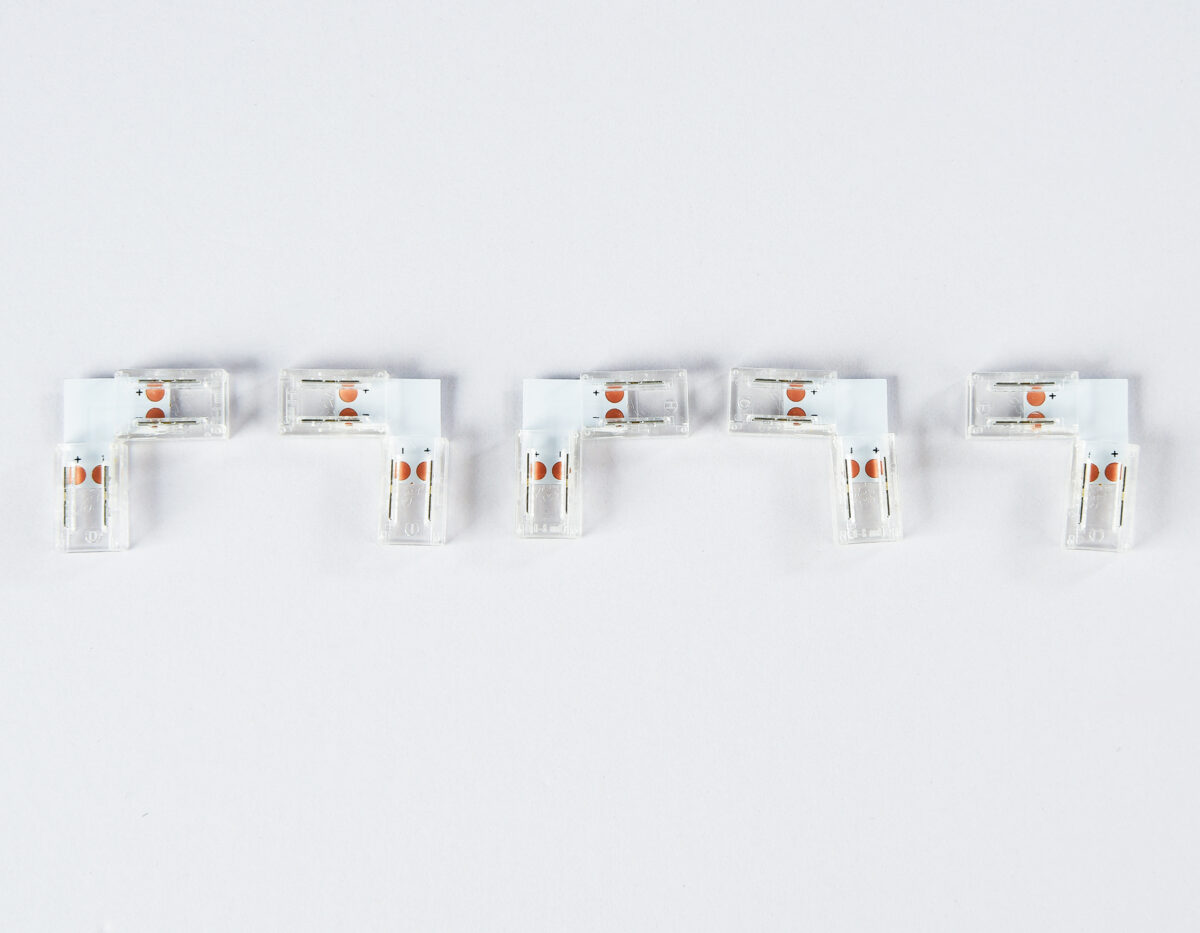 GS6851_mode1 GS6851 Соединитель угловой L COB 12/24V для лент 8mm (2 конт.) (5шт) — изображение 1