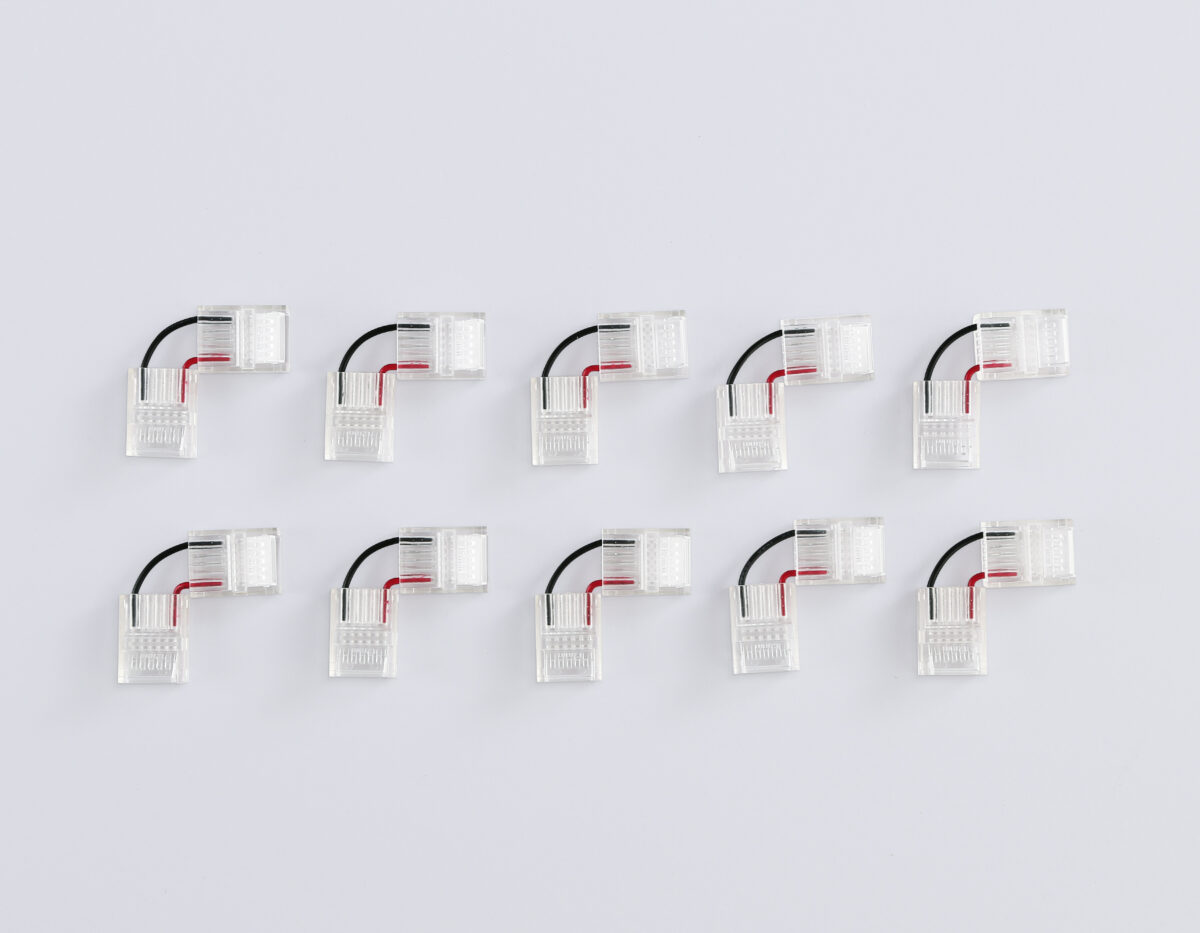 GS6871 Соединитель угловой COB 12/24V для лент 12mm (2 конт.) (10шт) — изображение 2