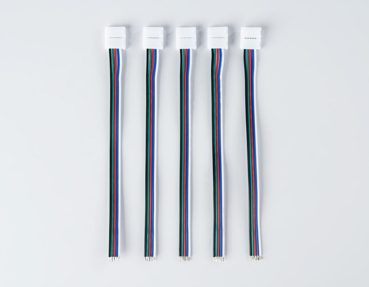 GS7301 Соединитель гибкий односторонний 5050 12/24V (5 конт.) (5шт) — изображение 1