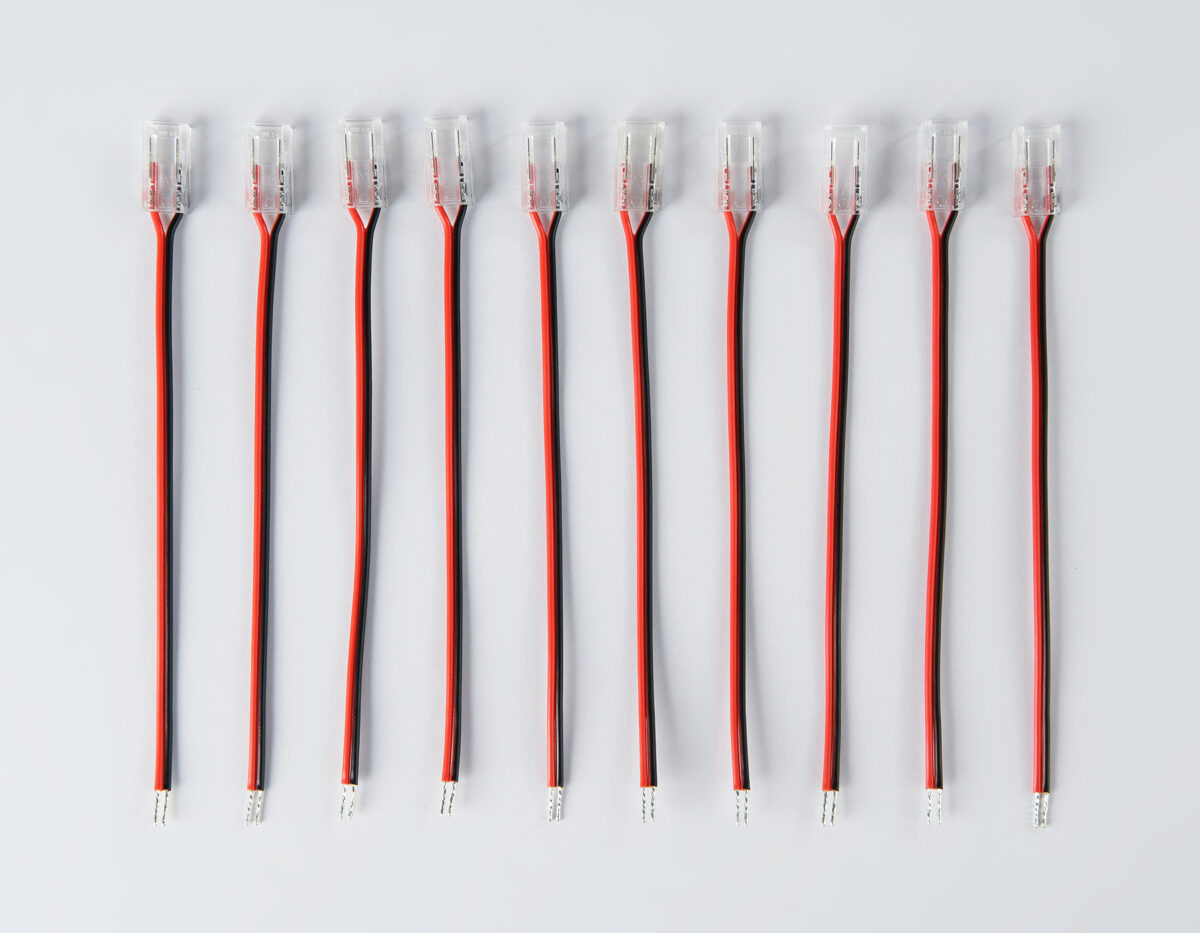 GS7401 Соединитель гибкий односторонний COB 12/24V (2 конт.) (10шт) — изображение 1