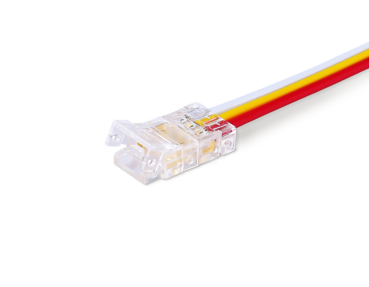 GS7406 Соединитель гибкий односторонний COB CCT 12/24V для лент 8mm (3 конт.) (5шт) — изображение 4