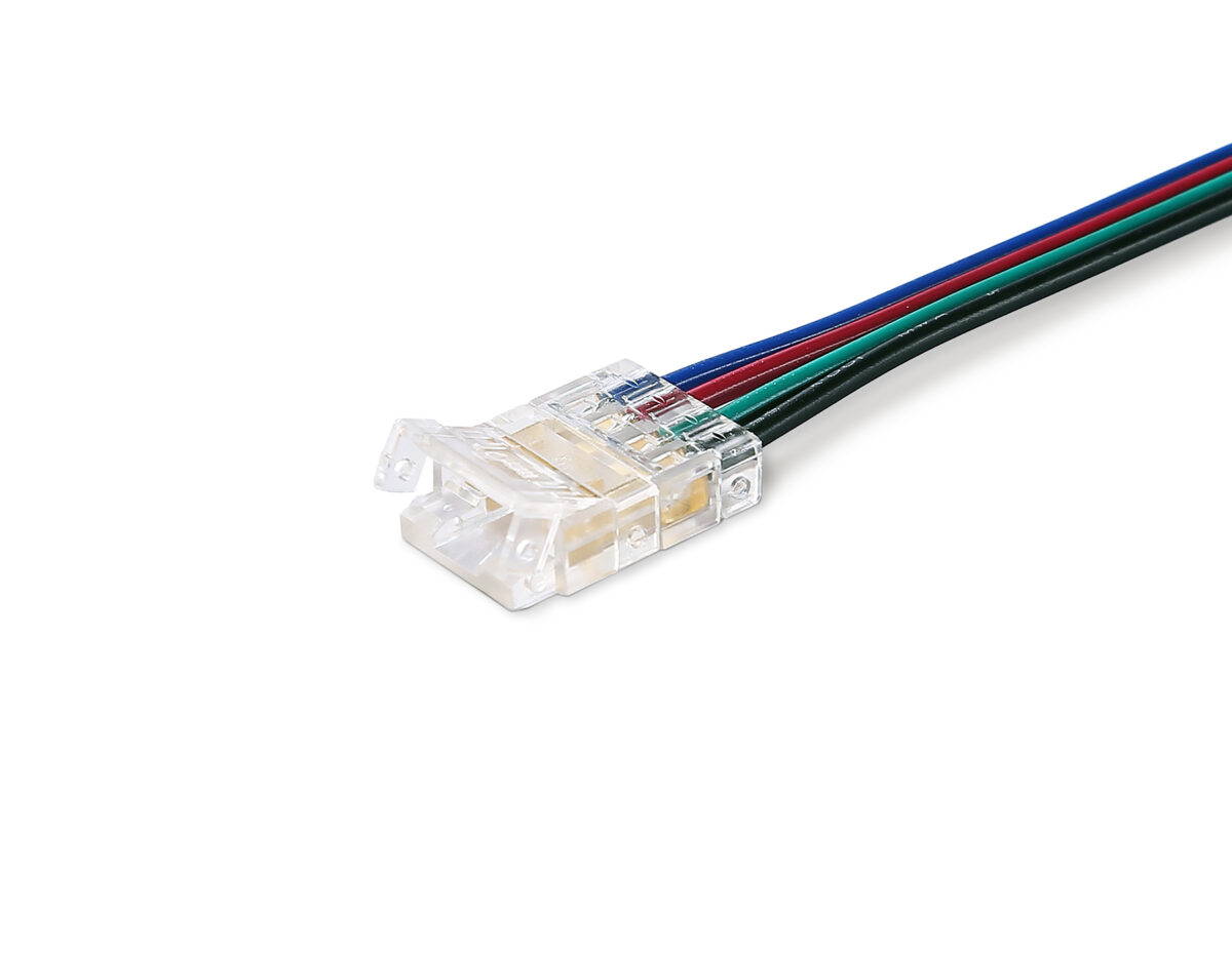 GS7411 Соединитель гибкий односторонний COB RGB 12/24V для лент 10mm (4 конт.) (5шт) — изображение 4