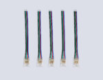 GS7411 Соединитель гибкий односторонний COB RGB 12/24V для лент 10mm (4 конт.) (5шт) — изображение 2