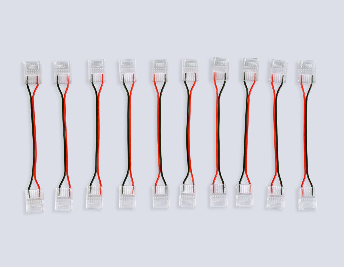 GS7898 Соединитель гибкий двухсторонний COB 12/24V для лент 12mm (2 конт.) (10шт) — изображение 2