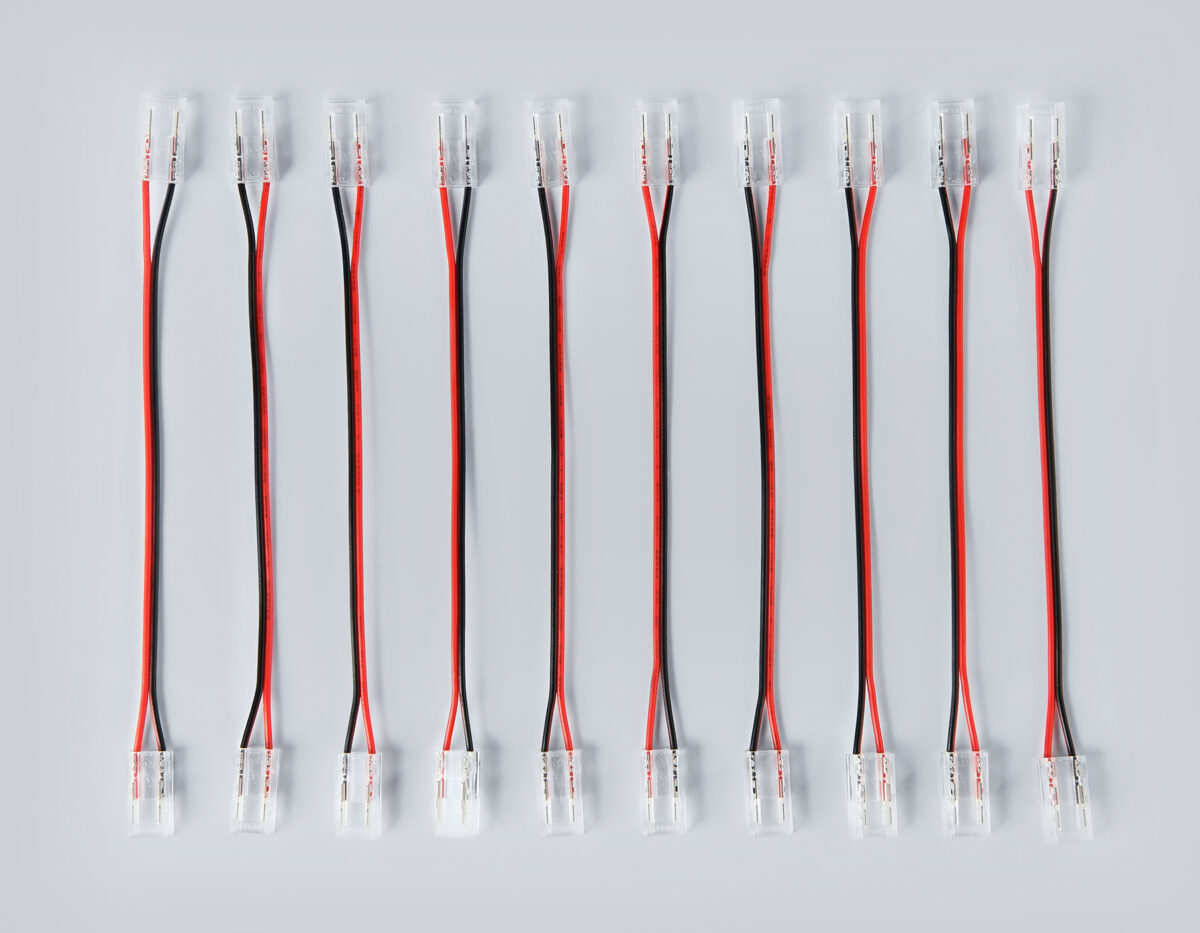 GS7901 Соединитель гибкий двухсторонний COB 12/24V (2 конт.) (10шт) — изображение 1