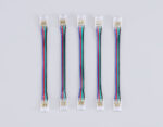 GS7921 Соединитель гибкий двухсторонний COB RGB 12/24V для лент 10mm (4 конт.) (5шт) — изображение 2