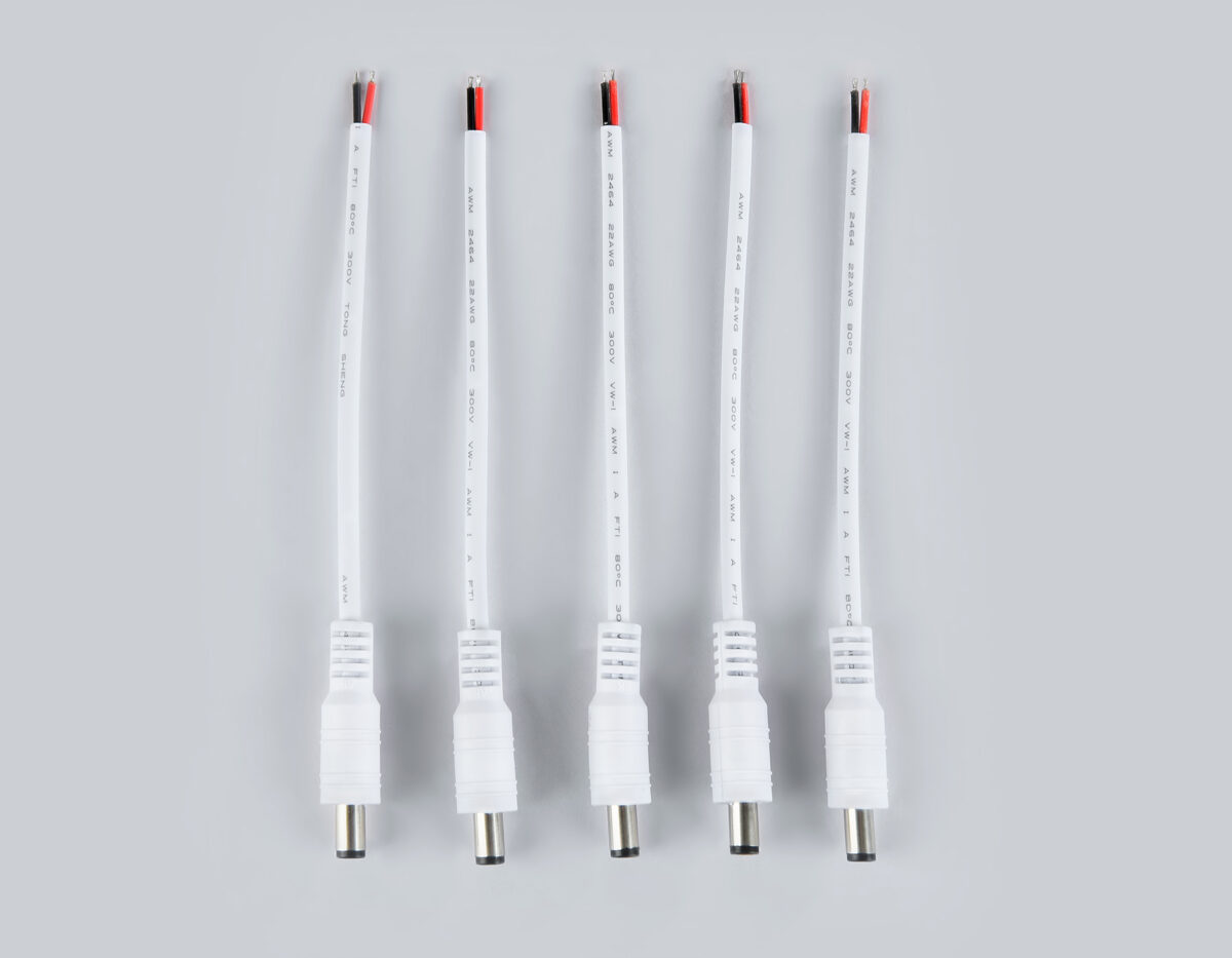 GS7951_mode1 GS7951 соединитель проводной 2,1*5,5 мм папа (5шт) — изображение 1