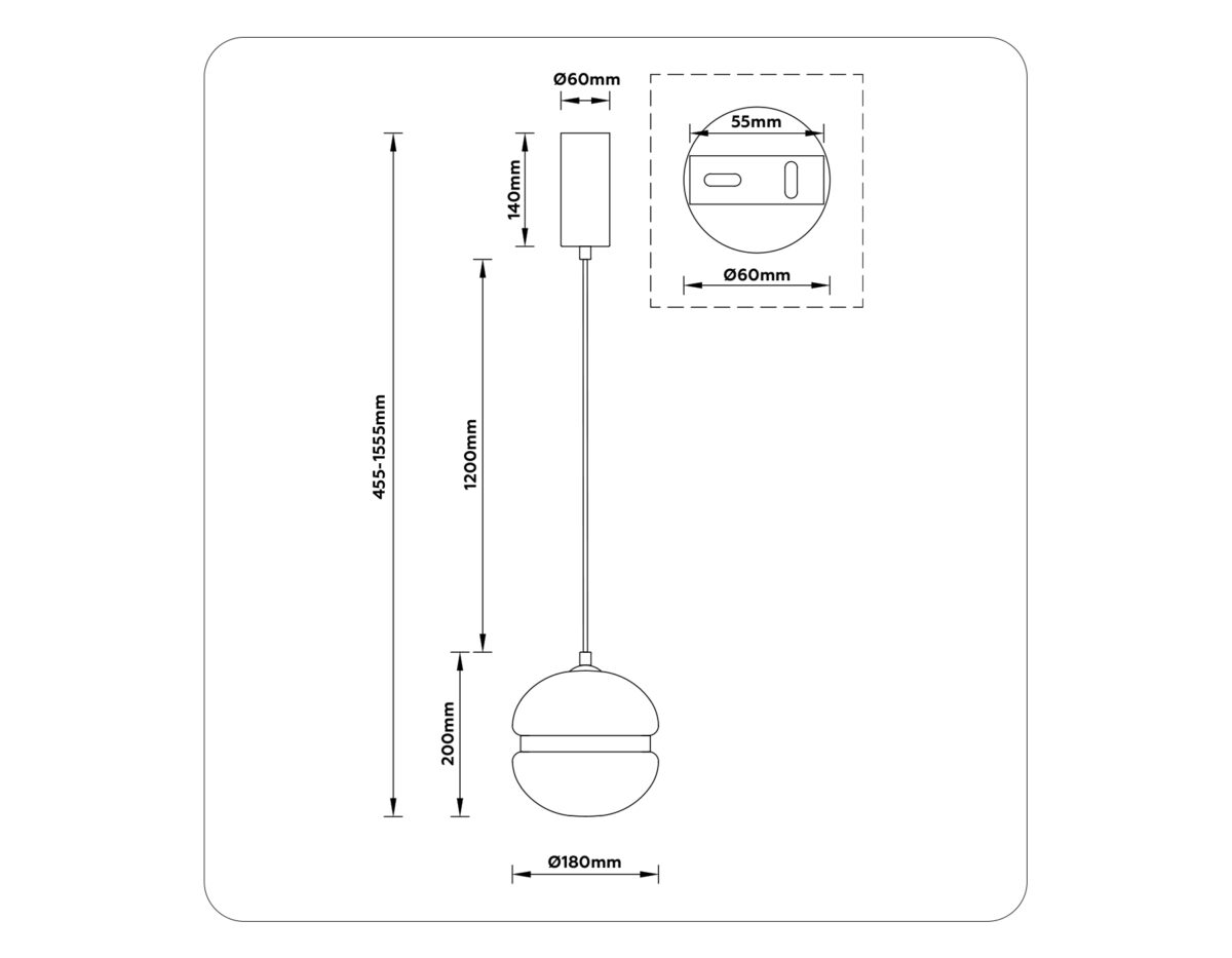 LH11001 GD/FR золото/белый матовый 20W 3000K D180*200 — изображение 7