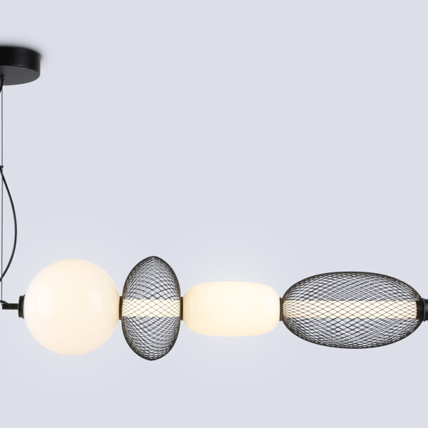 LH11010 BK/FR черный/белый матовый 32W 3000K 915*220*220