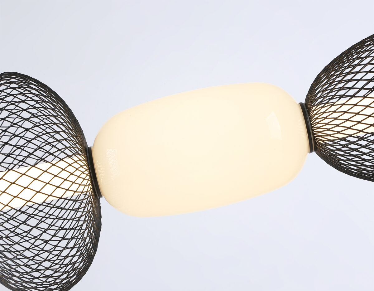 LH11010 BK/FR черный/белый матовый 32W 3000K 915*220*220 — изображение 5