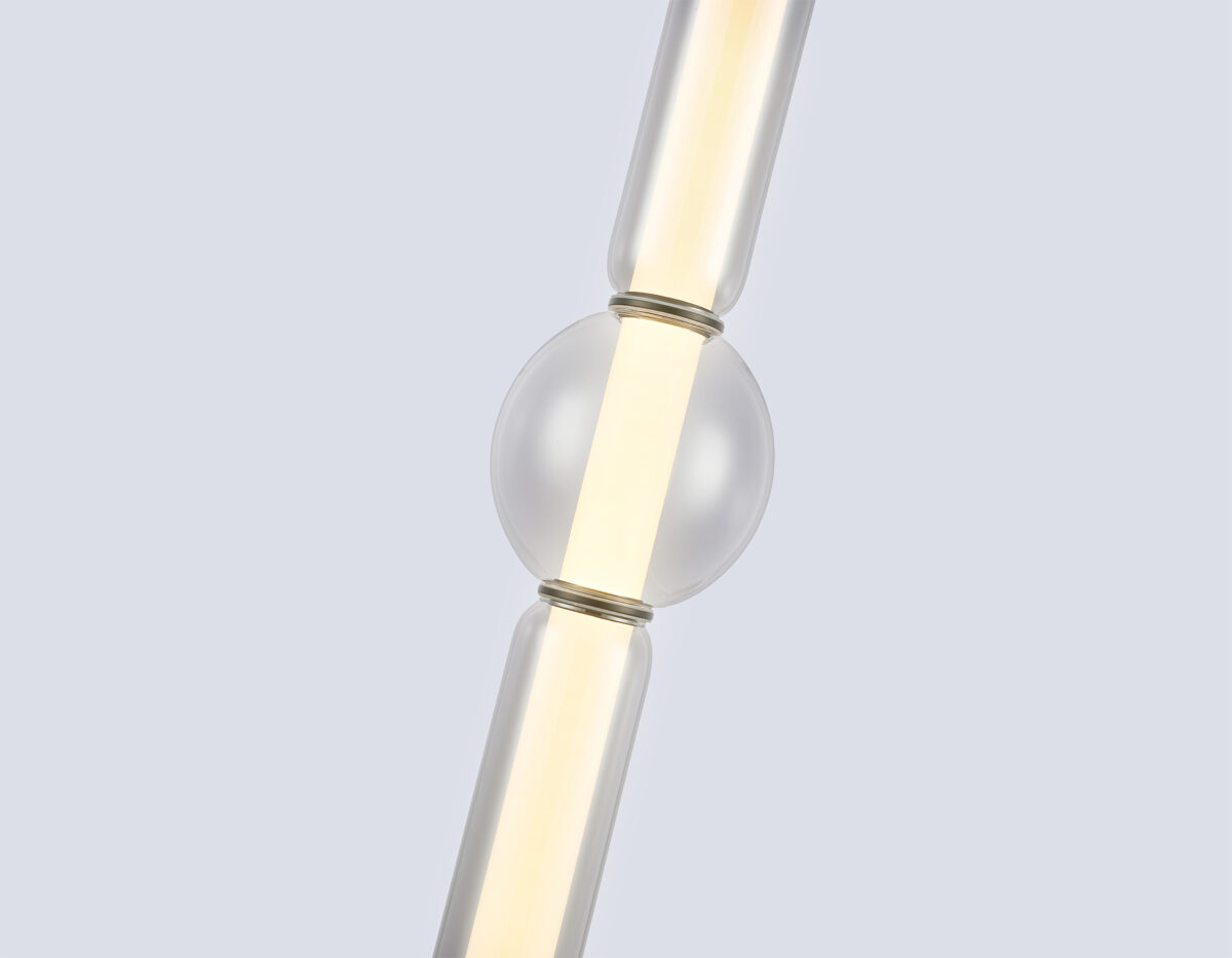 LH11023 BK/SM черный/дымчатый 17W 3000K D120*520 — изображение 4