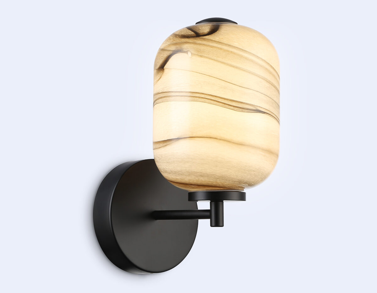 LH11039_mode1 LH11039 BK/MG черный/мраморно-серый 8W 3000K 150*220*300 — изображение 1