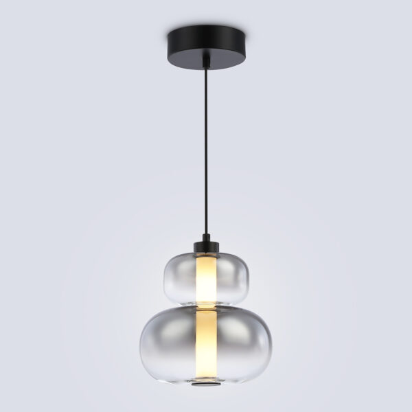 LH11052 BK/SM черный/дымчатый 12W 3000K D230*265