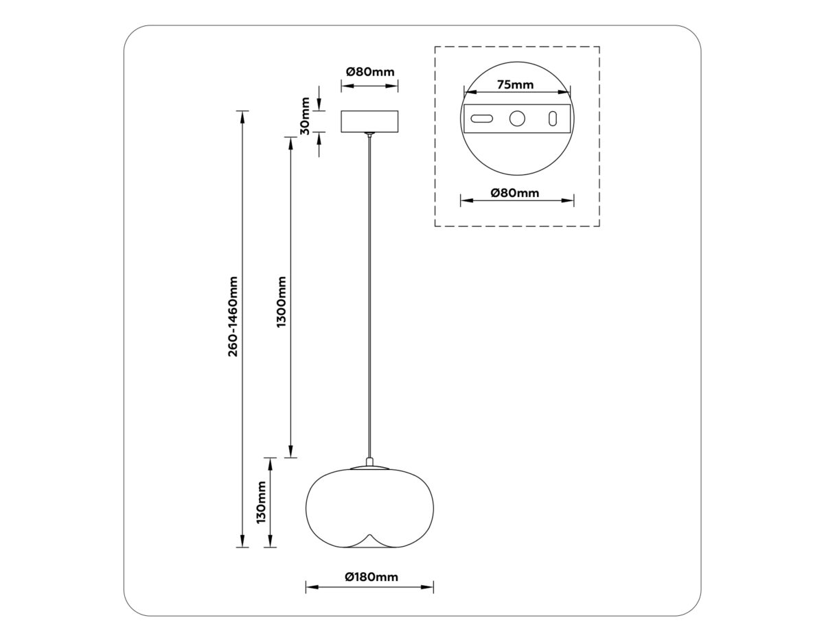 LH11081 WH/FR белый/белый матовый 4W 3000K D180*130 — изображение 6
