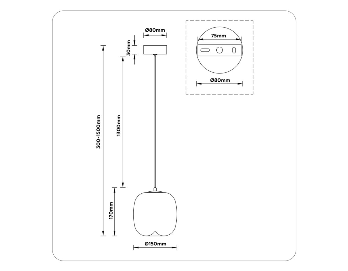 LH11092 BK/SM черный/дымчатый 4W 3000K D150*170 — изображение 7