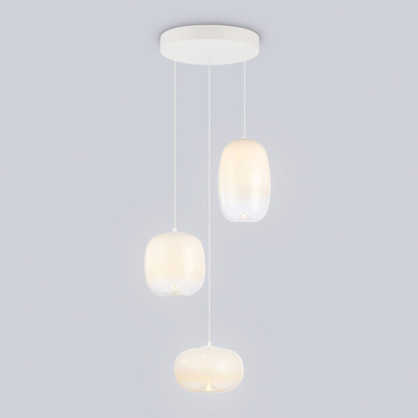 LH11096/3 WH/FR белый/белый матовый 12W 3000K D350*1505