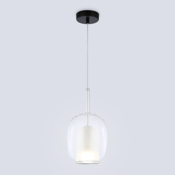 LH11121 BK/WH/CL черный/белый/прозрачный E27 max 60W D175*310