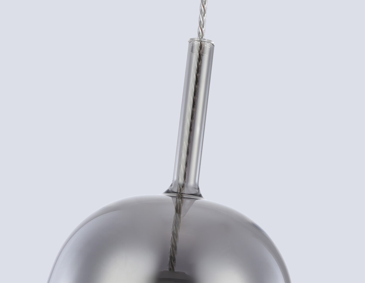 LH11123 BK/WH/SM черный/белый/дымчатый E27 max 60W D175*310 — изображение 4