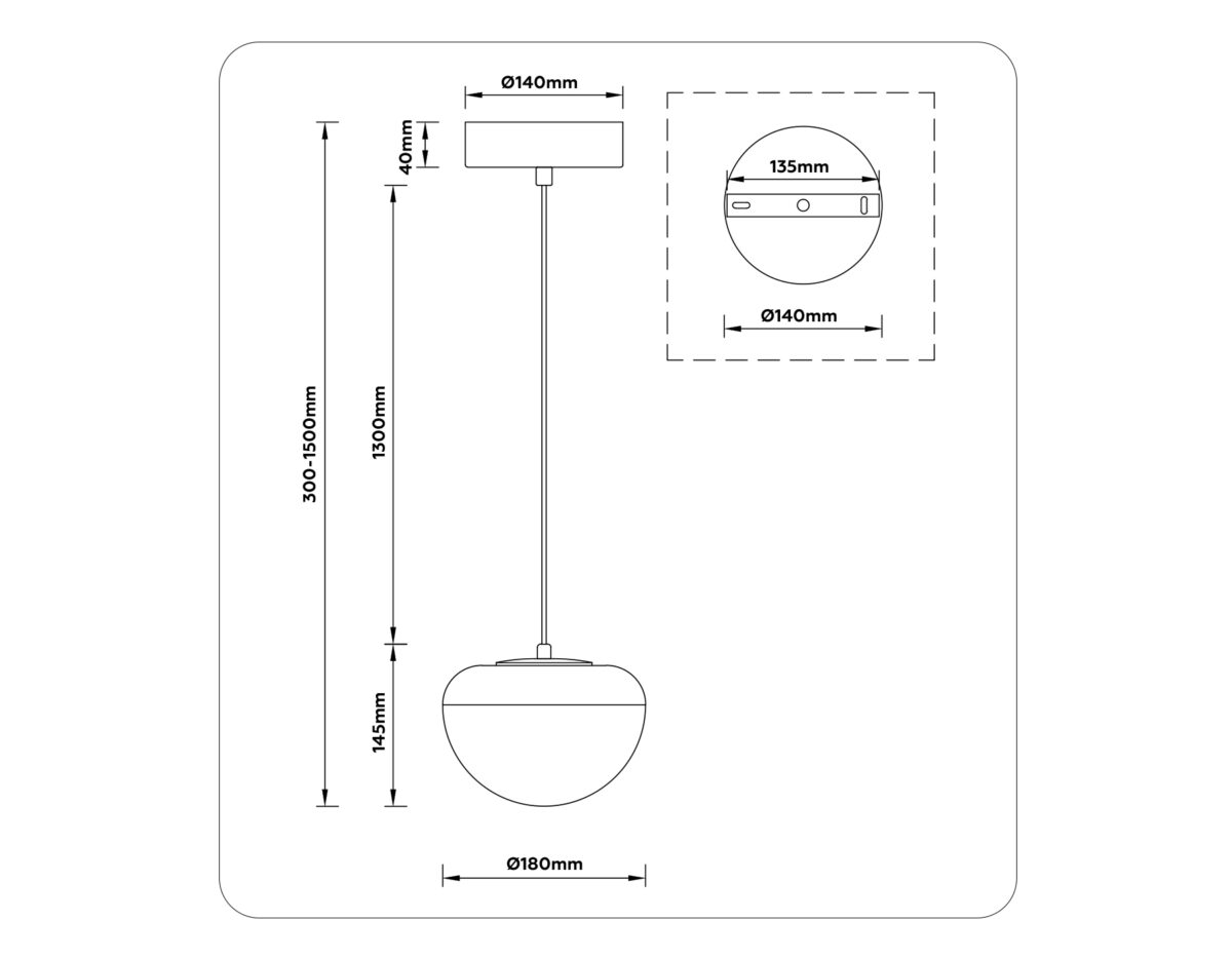 LH12001 BK/GD/SM черный/золото/дымчатый 6W 3000K D180*145 — изображение 6