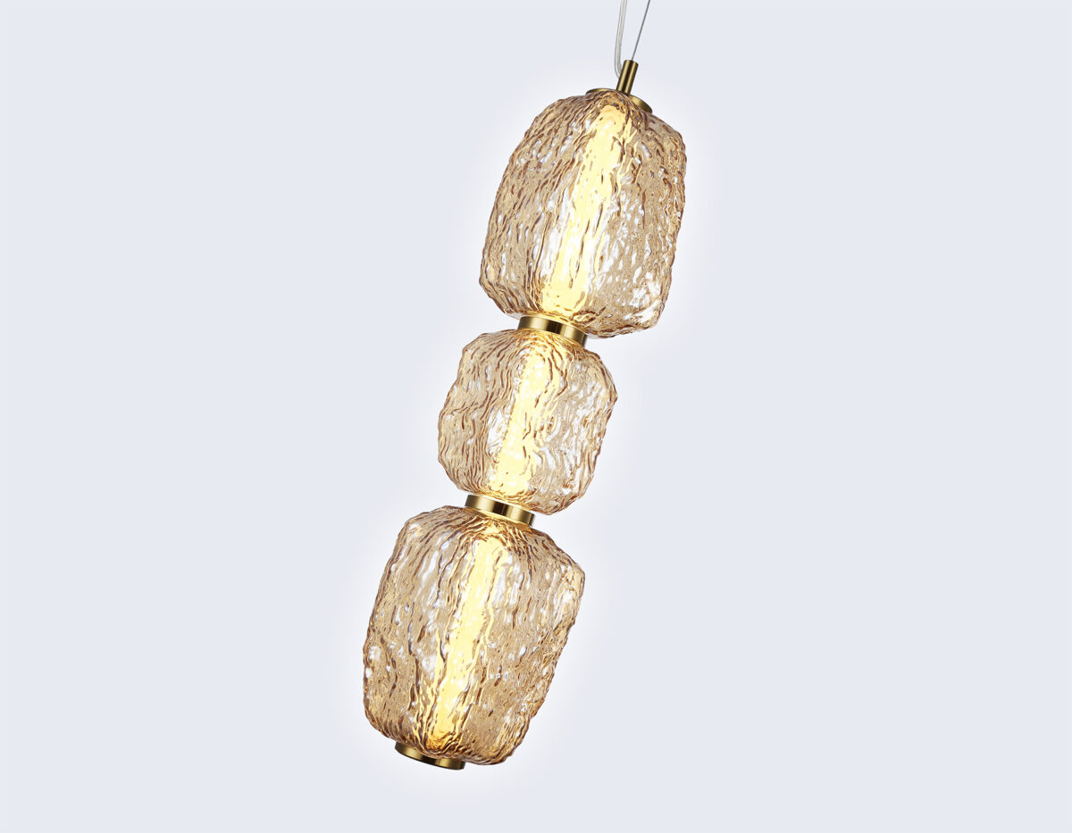 LH30102 SB/TI бронза/янтарь 23W 3000K 140*140*1760 — изображение 4