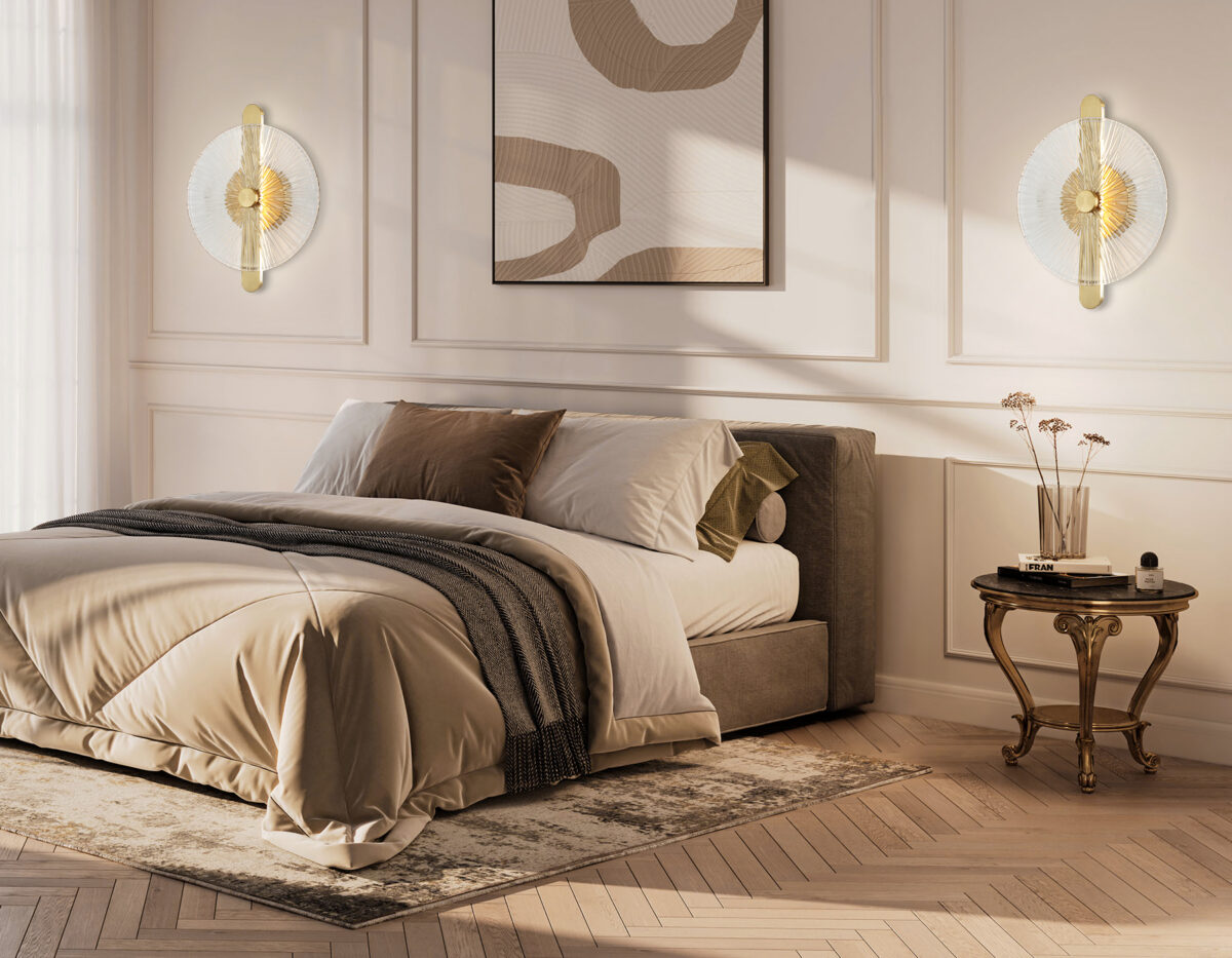 LH31143 BS/CL латунь/прозрачный 13W 3000K 280*70*350 — изображение 7