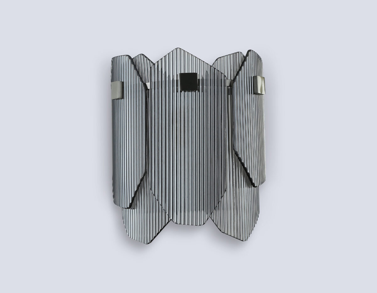 LH31207/2 SN/SM сатин никель/дымчатый E14*2 max 40W 220*150*270 — изображение 4