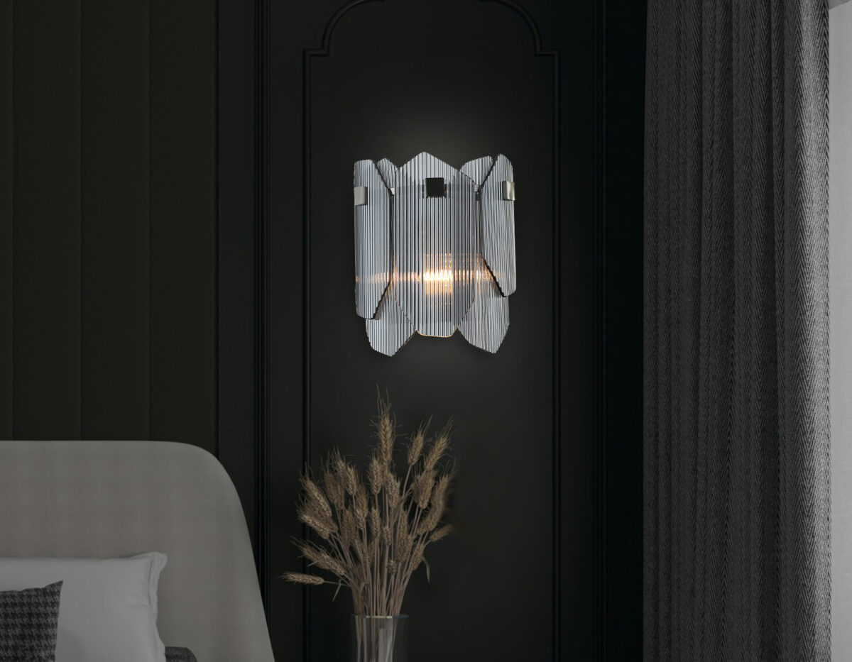 LH31207/2 SN/SM сатин никель/дымчатый E14*2 max 40W 220*150*270 — изображение 7