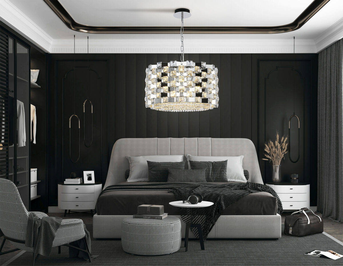 LH41001/12 CH/CL хром/прозрачный E14*12 max 40W D540*290 — изображение 6