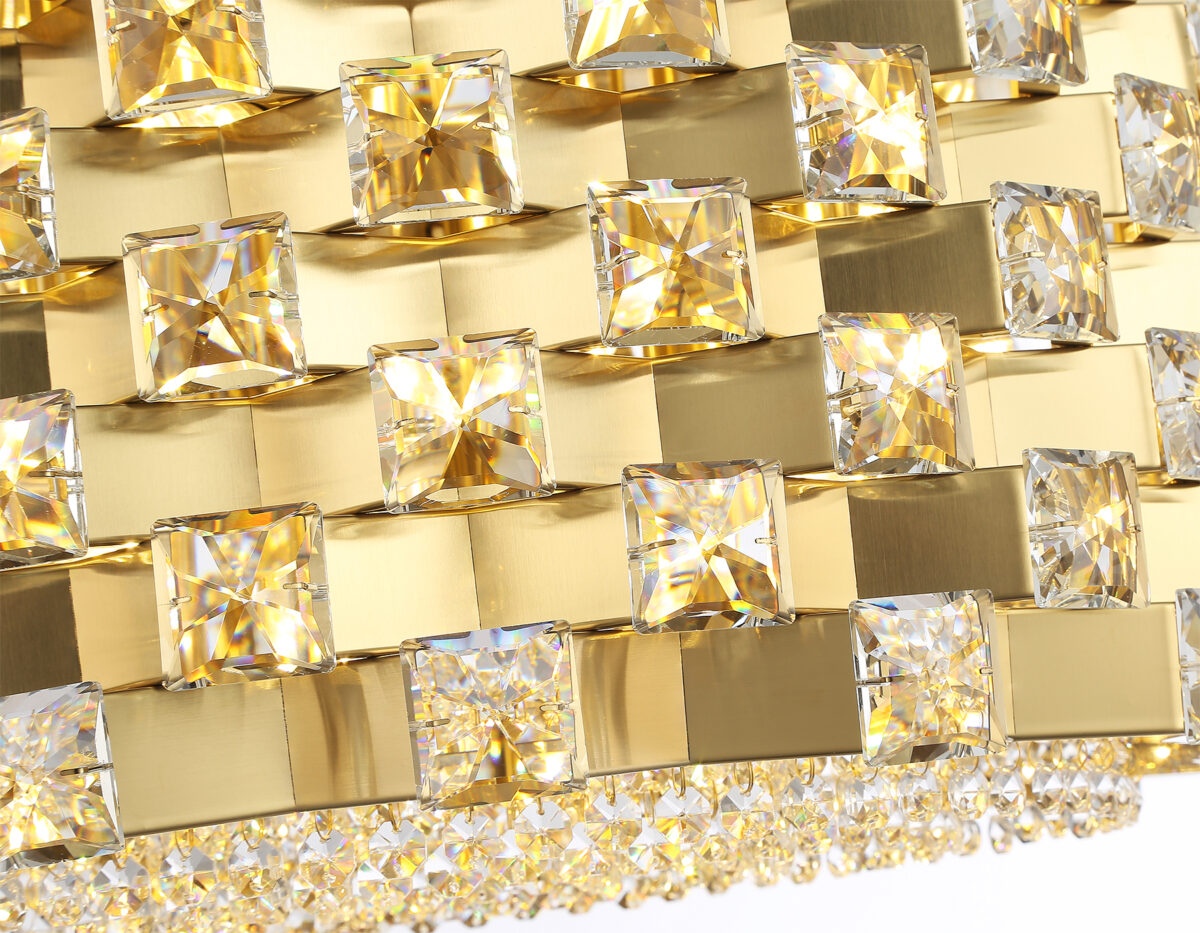 LH41003/12 BS/CL латунь/прозрачный E14*12 max 40W D540*290 — изображение 4