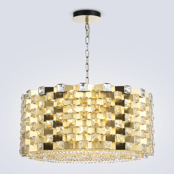 LH41009/18 BS/CL латунь/прозрачный E14*18 max 40W D700*320