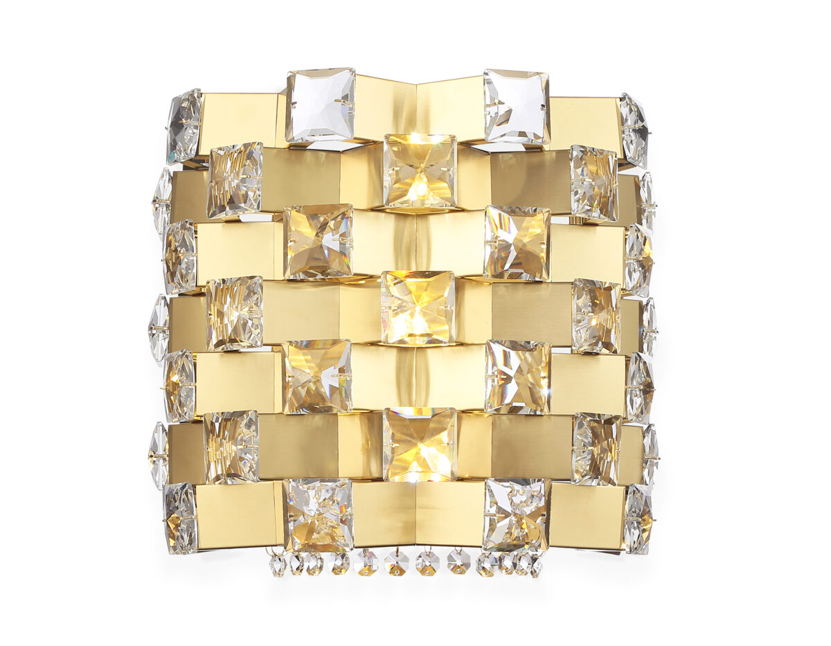 LH41014/2 BS/CL латунь/прозрачный E14*2 max 40W 300*190*270 — изображение 7