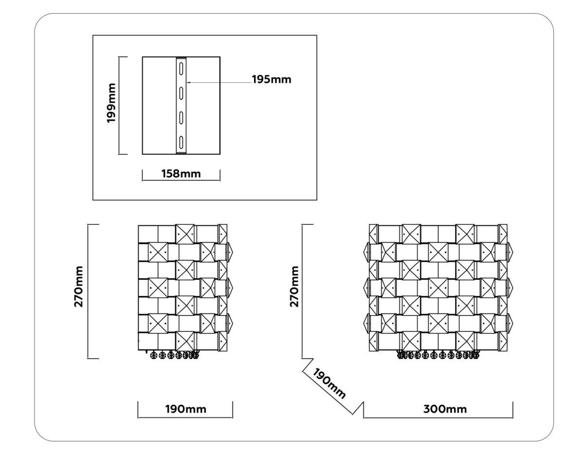 LH41014/2 BS/CL латунь/прозрачный E14*2 max 40W 300*190*270 — изображение 6