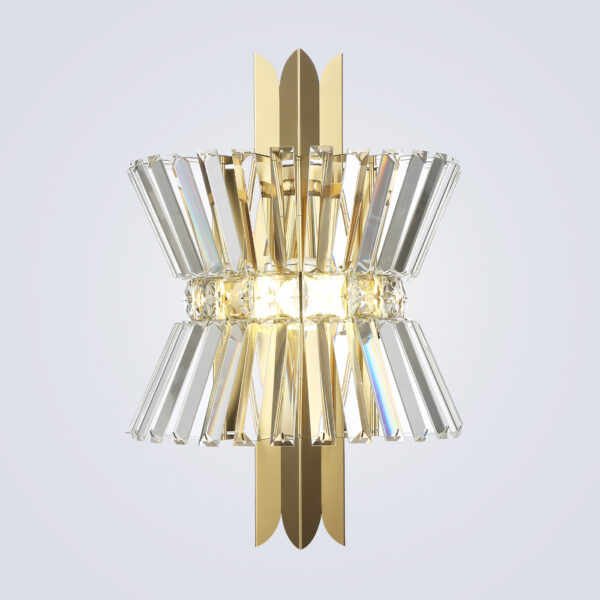 LH41029/2 BS/CL латунь/прозрачный E14*2 max 40W 310*180*460