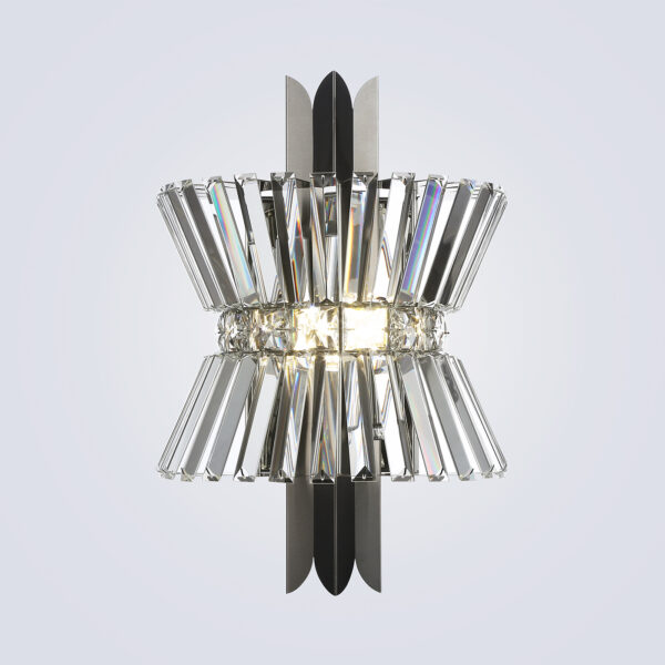 LH41032/2 BK/CL черный/прозрачный E14*2 max 40W 310*180*460