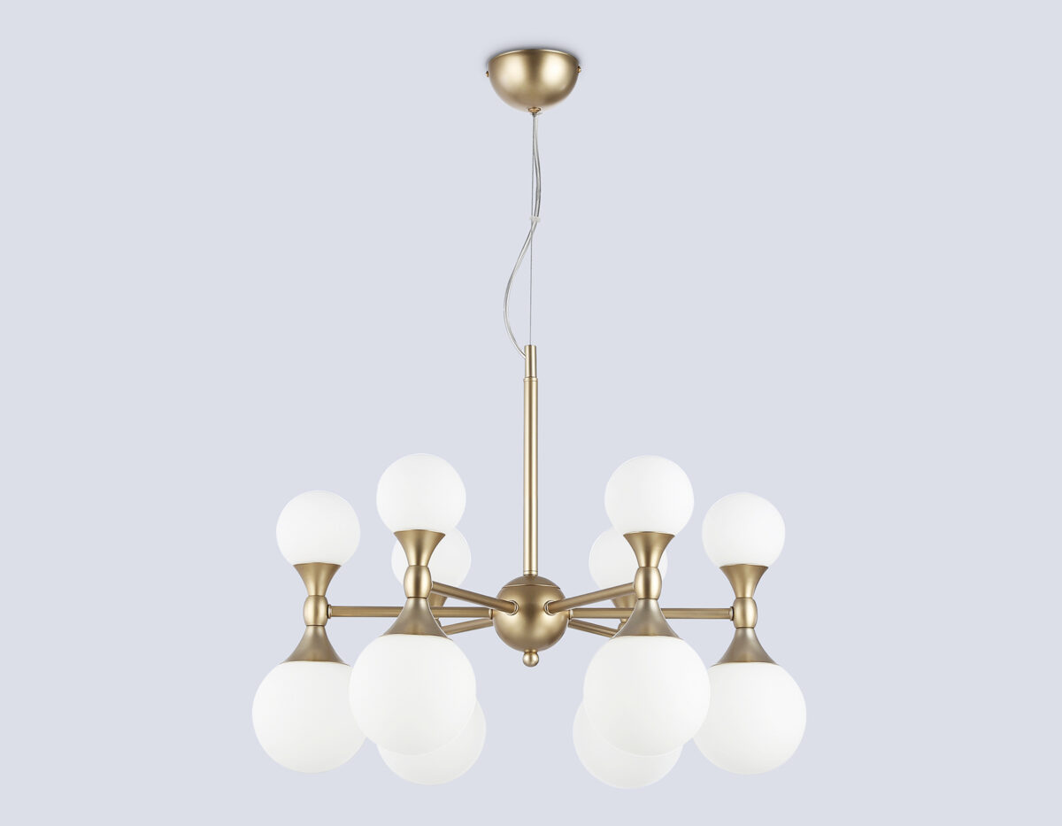 LH51050/12 GD/FR золото/белый матовый G9*12 max 28W D550*450 — изображение 3