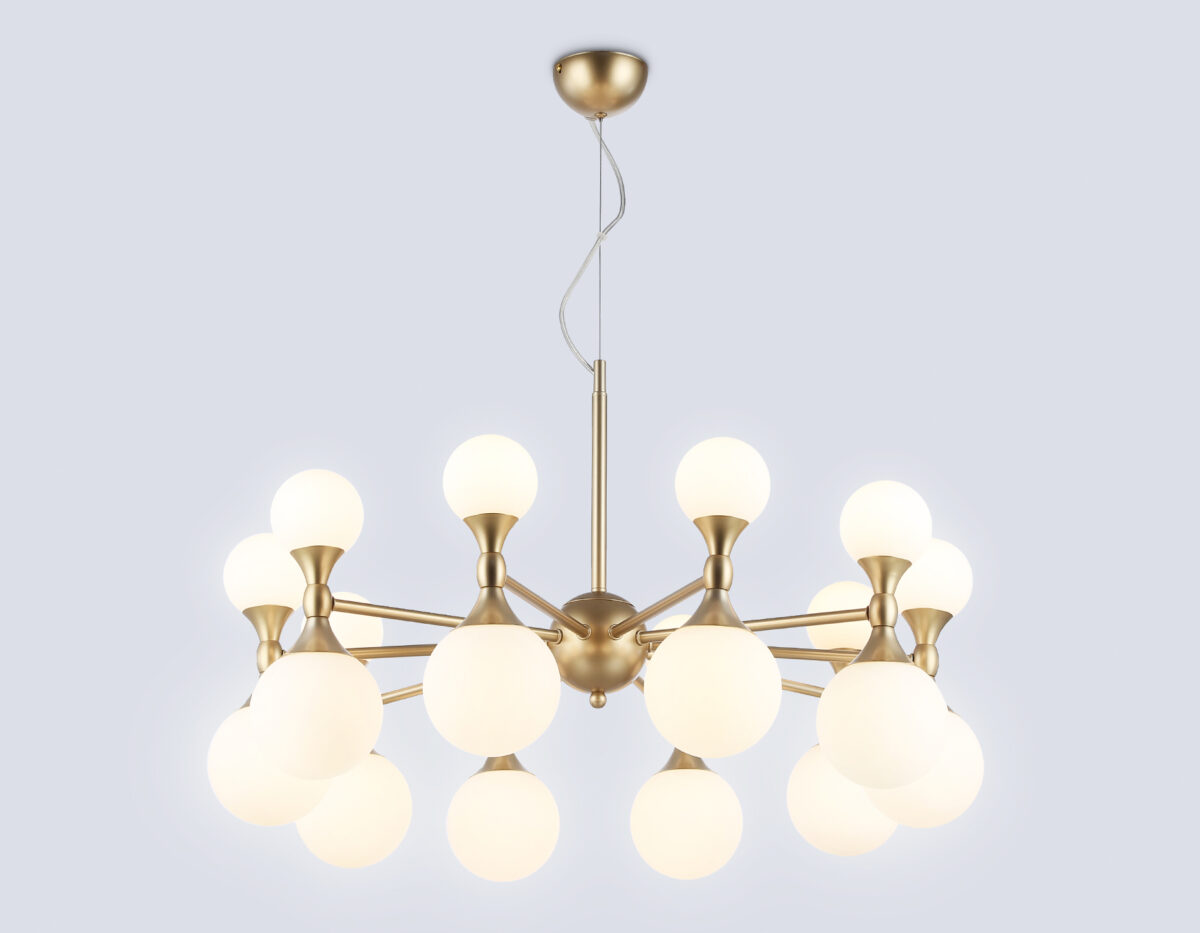 LH51051/20 GD/FR золото/белый матовый G9*20 max 28W D750*460 — изображение 2