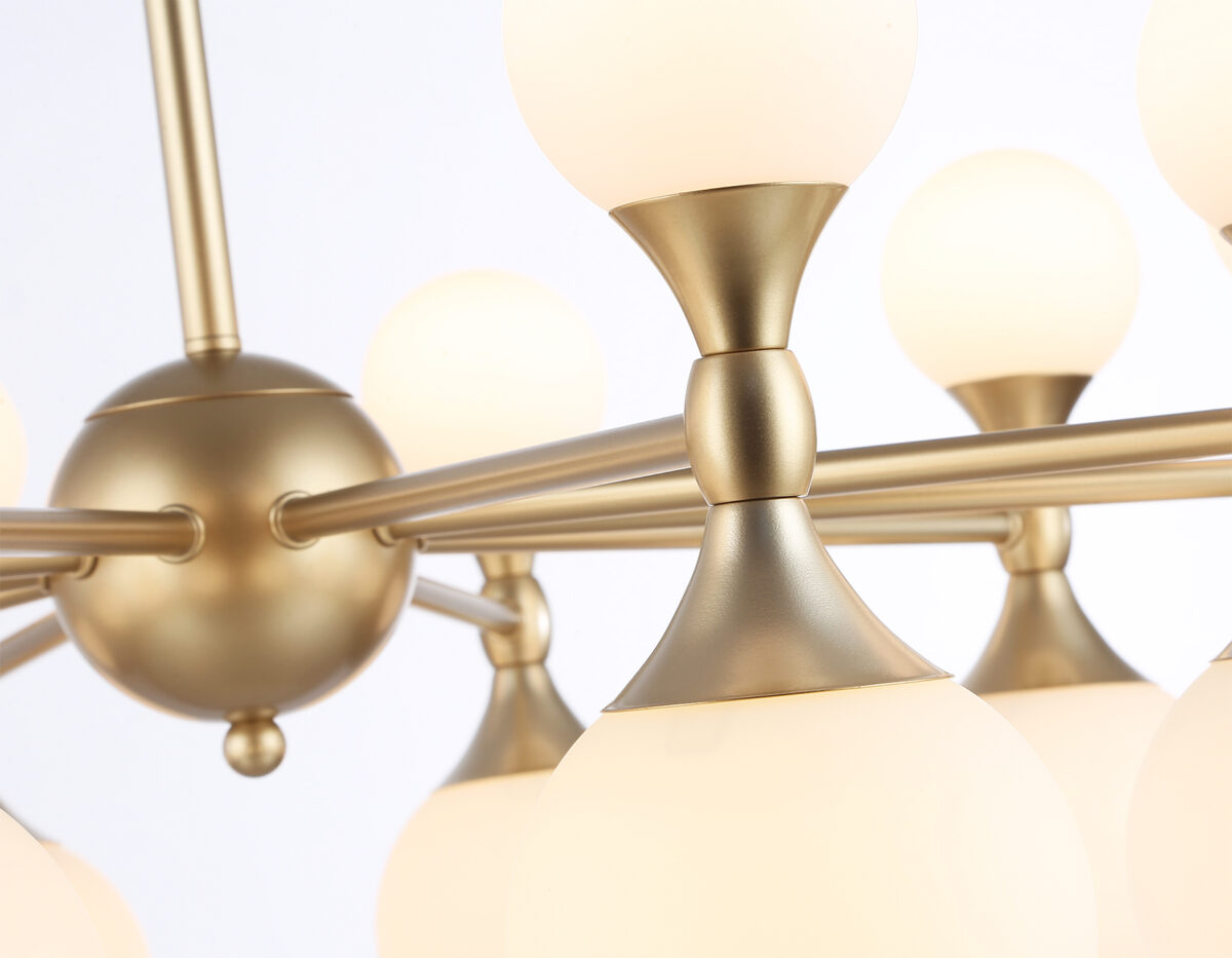 LH51051/20 GD/FR золото/белый матовый G9*20 max 28W D750*460 — изображение 4