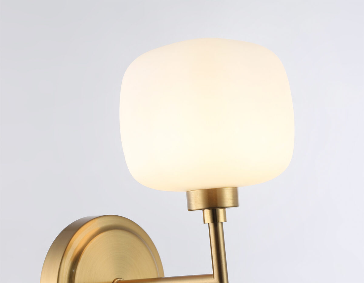 LH53021 BS/FR латунь/белый матовый G9 max 40W 195*120*230 — изображение 4