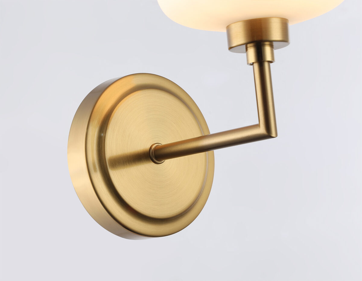 LH53021 BS/FR латунь/белый матовый G9 max 40W 195*120*230 — изображение 5