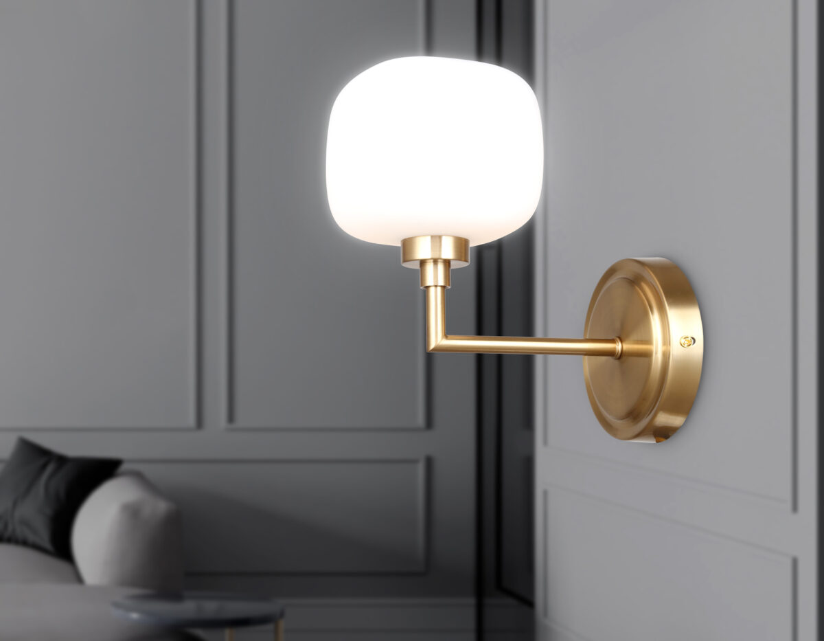 LH53021 BS/FR латунь/белый матовый G9 max 40W 195*120*230 — изображение 7