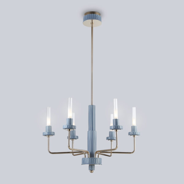 LH53124/6 GD/WH/GB золото/белый/серо-синий 10W 3000K D660*1120