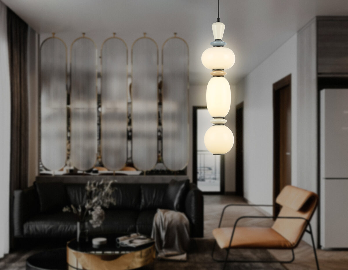 LH53142 BK/WH черный/белый 15W 3000K D140*1760 — изображение 6