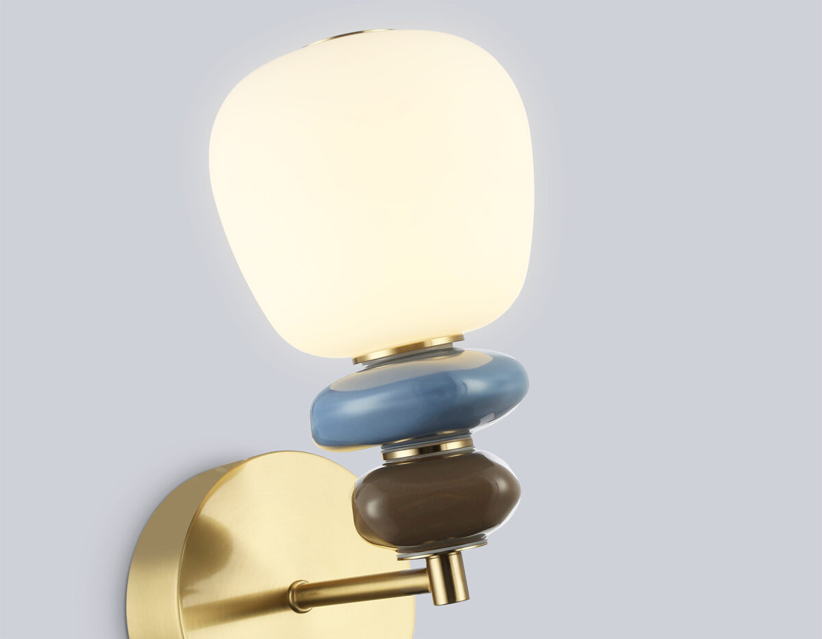 LH53168 SB/WH бронза/белый 8W 3000K 140*225*300 — изображение 5