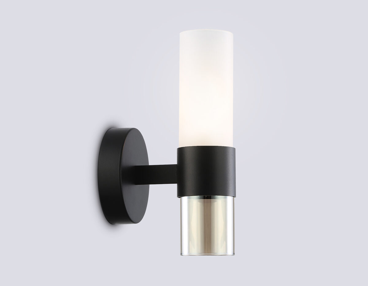 LH55106 BK/FR/TI черный/белый матовый/янтарь E14 max 40W 130*100*225 — изображение 2