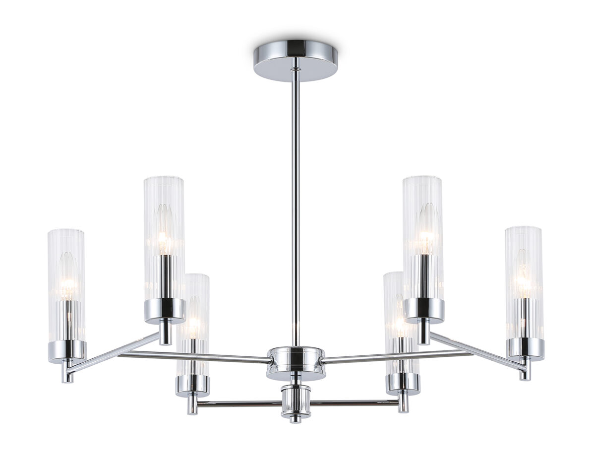 LH55151/6 CH/CL хром/прозрачный E14/6 max 40W D675*520 — изображение 7