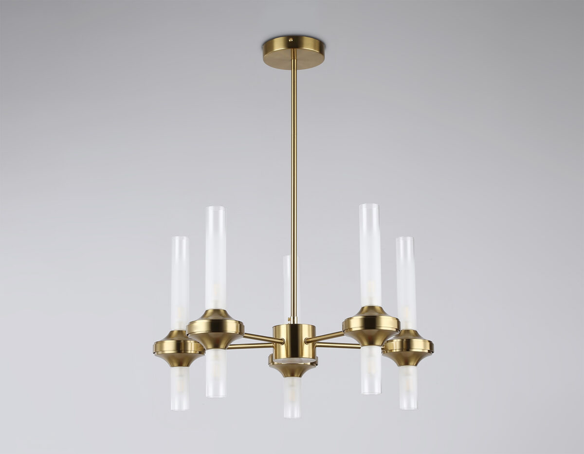 LH55358/10 BS/CL латунь/прозрачный G9/10 max 30W D550*690 — изображение 3