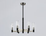 LH55501/6 SN/BK/CL сатин никель/черный/прозрачный E14*6 max 40W D570*760 — изображение 3