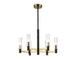 LH55511/6 BK/BS/CL черный/латунь/прозрачный E14*6 max 40W D570*760 — изображение 8