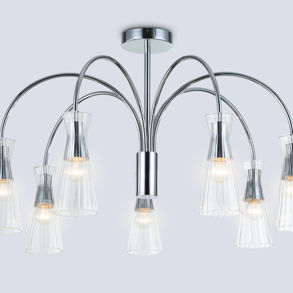 LH55653/7 СH/CL хром/прозрачный E14*7 max 40W D745*460